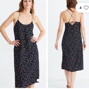 Madewell Tie-back Slip Dress in Prairie Posie